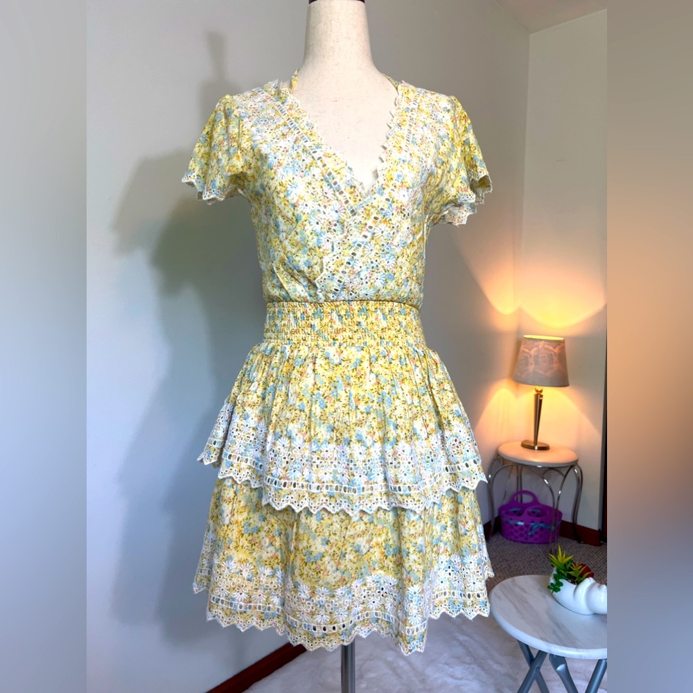 American Eagle 🦅 Prairie and ruffle floral Dress!Size XXS